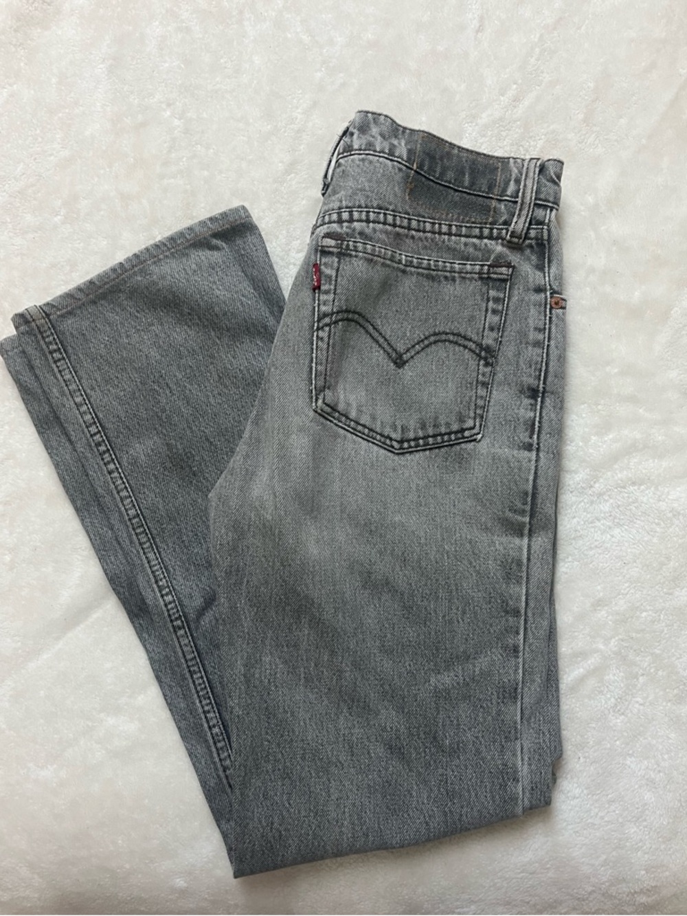 Vintage Levi's Gray Straight Jeans